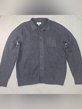 Goodfellow & Co Mens Grey Button-up Sweater M
